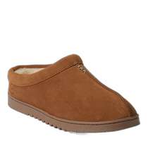 Dearfoams Mens Dean Authentic Suede Clogs Home Shoes Slippers - Maroon (USA Outlet