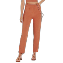 ViX Lucca Detail Pants - Brown (USA Outlet) Straight Hair