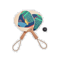 欧洲直邮Hermes爱马仕 2件套Under the Waves沙滩天蓝色软木球拍