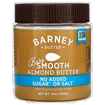 Direct shipping from Hong Kong Barney Butter Almond Butter Smooth 10 oz (284 g)
