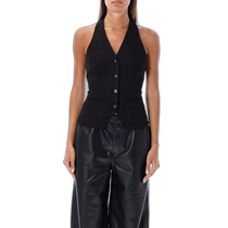 Hong Kong direct mail MARINE SERRE womens vest WTO405ACWOV0024BK99 AW2024