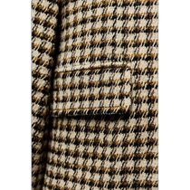 Korean direct mail zara plaid coat