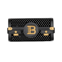 Hong Kong direct mail fashionable luxury Balmain Balmain Womens B-Buzz 23 Velvet Crystal Clutch