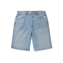 Hong Kong Direct Mail Trendy Luxury AGOLDE Mens Skater Wide-Leg Frayed Denim Shorts A6581206