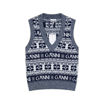 Korea direct mail ganni general vest vest