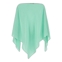 Hong Kong Direct Mail Fashion Luxury Gianluca Capannolo Womens Green Asymmetric Silk Shawl 24EM
