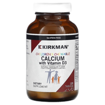 Hong Kong direct mail Kirkman Labs childrens vitamin D3 calcium chewable tablets natural chocolate 1
