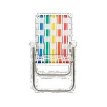Korean direct mail LAWNCHAIR Classic Rainbow D-Rainbow American classic woven chair ins