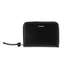 Hong Kong direct mail trendy luxury Jil Sander womens logo detail zipper wallet J07U