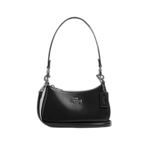 US Direct Mail COACH Teri Mini Crossbody Bag Iconic Canvas CW323 Silver Black