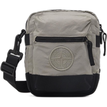 (Direct Mail from the United States) Stone Island) Gray Contrast Color Nylon Metal Bag