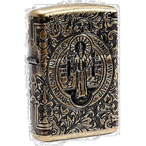 (Direct mail from Japan) ZIPPO lighter brass 4-sided continuous engraving pattern 29719 ZIPPO