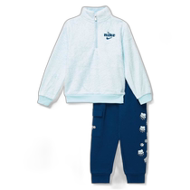 (Direct Mail from the United States) Nike Kids) Track Pack Sherpa 1 2 Zip Set (Toddler)