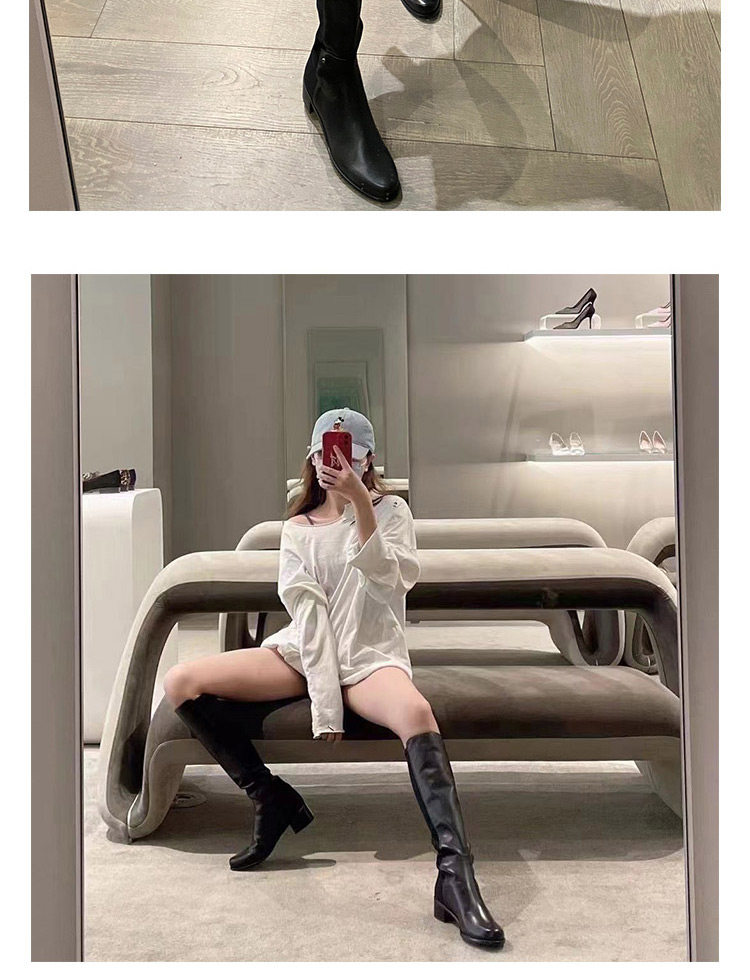 STUART WEITZMAN Mezzamezza 真皮 女式长靴 多重优惠折后￥1300.35包邮包税