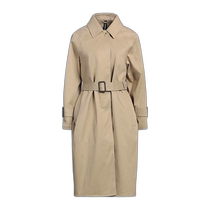 Hong Kong direct mail trendy luxury Mackintosh womens long jacket brown brown