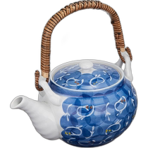 (Direct mail from Japan) Saikaitoki Western Sea Pottery Teapot Ink Bomb Kyoka Earthen Bottle Kyusu No. 4 625ml