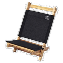 (Direct Mail from Japan) CAPTAIN STAG Outdoor Chair CS Black Label UP-1034 Black Courtyard