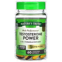 Hong Kong Hair Straightening Natures Truth Testosterone Energy Capsules 60 capsules to supplement nutrition and improve male vitality