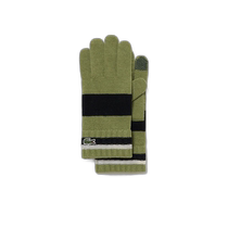 Japan direct mail LACOSTE mens colorful stitching knitted touch screen gloves RV019J99