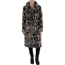 (Direct Mail from the United States)Donna Karan)Donna Karan Womens Animal Print Mid-Length Faux Fur Large