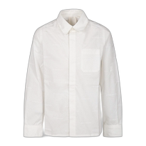 Hong Kong direct mail GIVENCHY boys shirt H3031610P AW2024 white lapel long-sleeved shirt