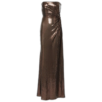 Hong Kong direct mail trendy luxury ALEX PERRY womens sequin pleated dress 003649