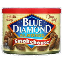 Hong Kong Straight Hair Blue Diamond Blue Diamond Almond Smoked Nut Snacks Nutritious Delicious and Crunchy 170g