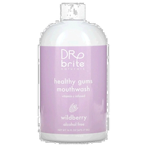Hong Kong Direct Mail Dr Brite Healthy Gums Mouthwash Alcohol-Free Wild Berry Flavor 16 Liquids 4