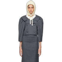 Hong Kong Direct Mail Luxury SHUSHU TONG Womens Gray Puff Sleeve Jacket MWDCCO03WFB714