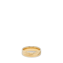 Hong Kong Direct Mail Trendy Luxury ASOS Mens Waterproof Stainless Steel Horizontal Embossed Design Tone Ring (Gold)