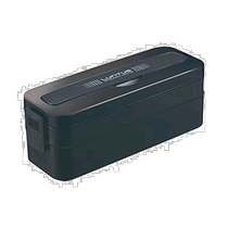 (Direct mail from Japan) asvel lunch box 800ml with storage bag black MC SS-T800C