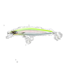 Japan direct mail CARDIFF ML BULLET series Luya bait fake bait 93F AR C Kuanglin 007