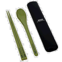 Japan Direct Mail (Japan Direct Mail) Yellow Studio Chopsticks and Spoon Set Khaki 20EDG