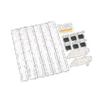 (Direct Mail from Japan) KATOLED Indoor Light Clear Light Color Includes 6 Cars 11-214 Model Railway