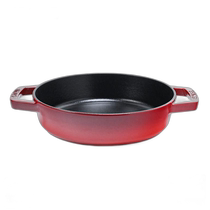 Japan direct mail Staub two-hand frying pan 20 cm round frying pan cherry red cast metal enamel 122