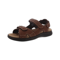 dockersNewPage Mens Faux Ankle Strap Fisherman Sandals - Rust (USA Outlet) Straight Hair