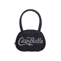 Hong Kong direct mail fashion luxury Amina Muaddi womens Super Amina Bella Denim Bag