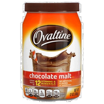 Hong Kong straight hair Ovaltine chocolate malt mixed drink powder natural ingredients nutrition 340g