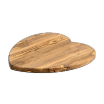 Berard Olive Wood Cutting Board Heart Shape 11 x 6 7 x 0 63 inches - Brown (US