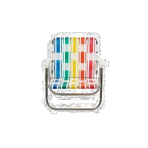 Korea Direct Mail LAWNCHAIR Low Back Beach Rainbow B-Rainbow American Classic Edition