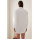 ຮ່ອງກົງ mail ໂດຍກົງ trendy ຟຸ່ມເຟືອຍ Alaia ແມ່ຍິງ Egg loose cotton mini shirt dress