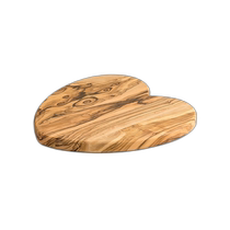 Berard Olive Wood Cutting Board Heart Shape 8 66 x 8 27 x 0 63 inches - Brown (