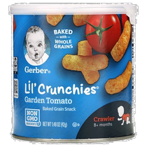 Hong Kong direct delivery Gerber infant roasted cereal snacks tomato flavor 8 months and above nutrition 42g