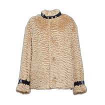 Hong Kong direct mail fashion luxury Jil Sander womens large single-breasted coat J02AA016