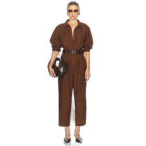 Hong Kong direct mail trendy luxury Frame Denim Womens Standaway Pocket Jumpsuit WF24WJS00