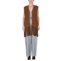 Hong Kong direct mail trendy luxury Alysi Ms. VEST mesh vest 252454A2019CHOCO