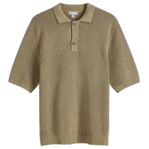 Hong Kong Direct Mail Luxury Sunspel Mens Melrose Knitted Polo Shirt MPOL8254gngy