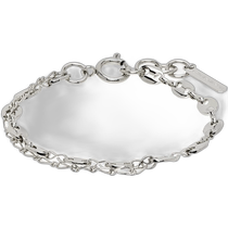 Hong Kong Direct Mail Fashion Luxury Justine Clenquet Womens Silver Alexis Bracelet AlexisBr