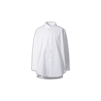 Korea direct mail Iroman] White loose fit BUTTON-DOWN shirt IQSXS23601WH