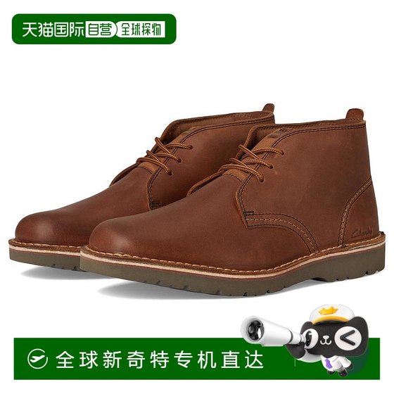 1h refundable [US direct mail] Clarks Eastridge Mid Men's Fashion Boots Leather Upper